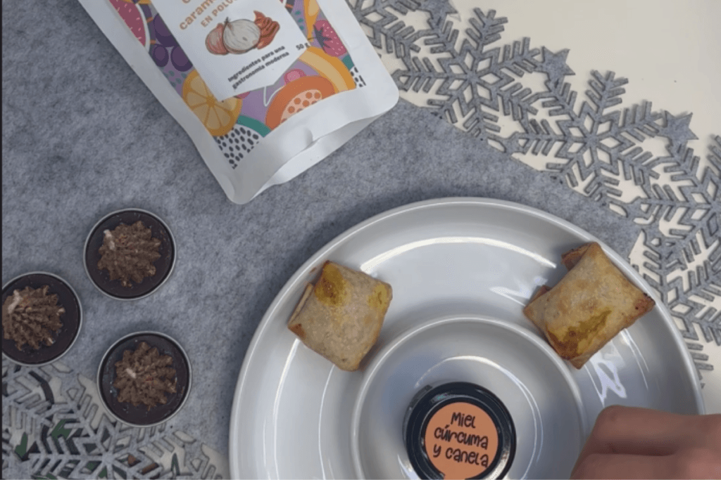 Empanadilla miel cúrcuma y canela