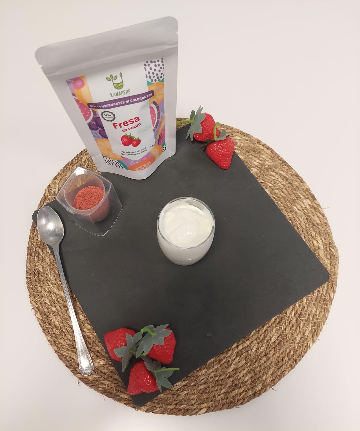 Yogur griego sabor fresa