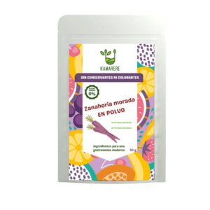 Zanahoria morada en polvo